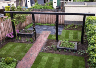 the lawn create a garden